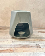 Load image into Gallery viewer, Geometric Wax Burner - Grey
